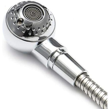 Duschhuvud Spray Sprayer Frisör med 2 Vattenflöden