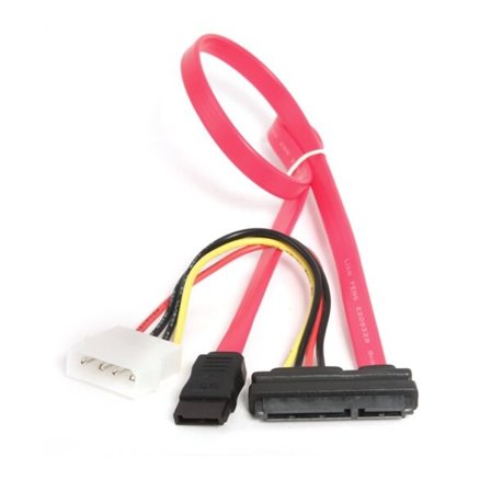 SATA III data- ja virtakaapeli 3,5" kovalevylle, 600 Mt/s, Molex–SATA