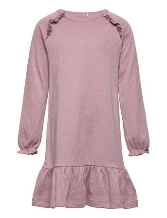 Sweat Dress Ls Dresses & Skirts Dresses Casual Dresses Long-sleeved Casual Dresses Lyserød Minymo