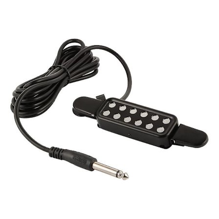 Svart Clip-on Akustisk Gitarrpickup