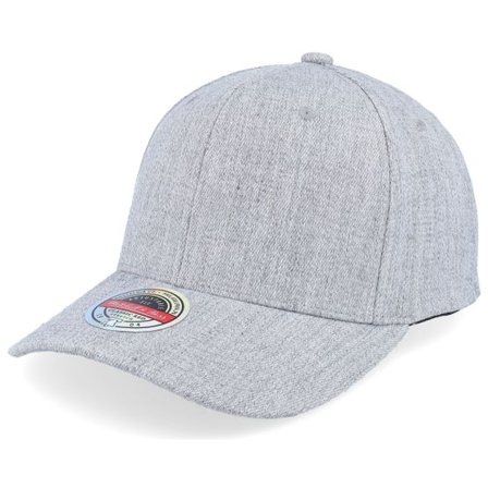 Mitchell & Ness - Grå adjustable Keps - Blank 110 Flexfit Grey Adjustable @ Hatstore