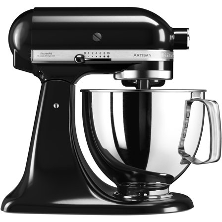 Kitchenaid Artisan KSM125PSEOB Svart - Kjøp kjøkkenmaskin hos Bakeren og Kokken