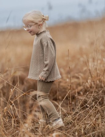 Hanevild Lynge Leggings - Beige - 86