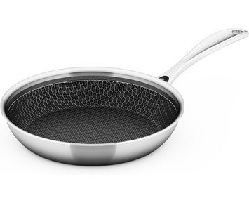 Austin and Barbeque AABQ Classic - 24x5cm frying pan - Stekpanna med honeycomb non-stick beläggning, 24 cm
