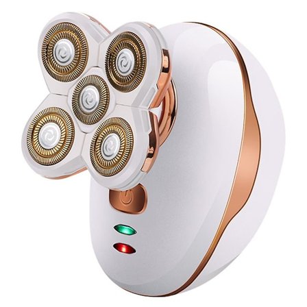 Elektrisk rakapparat 5-huvud rakhyvel skalligt skägg Hårskalletrimmer Skäggborttagningsverktyg män