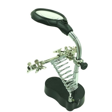 Lödjärn station stativ med svetsning förstoringsglas klämma klämma