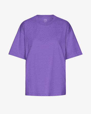 Oversized Organic T-Shirt - Ultra Violet - Female - XS
