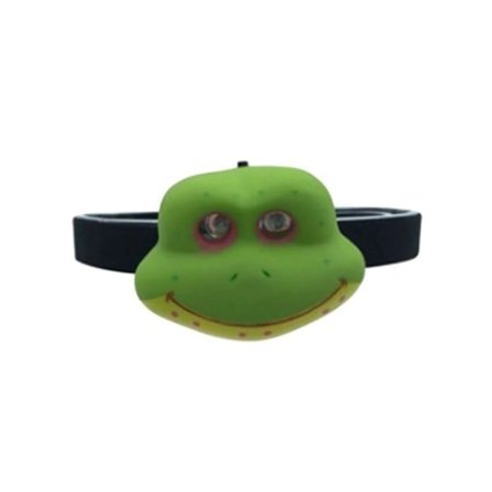 Nydelig barn LED hodelykt AAA batteri dyr form søt hodelykt på hode