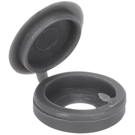 200 stk Skruehette Plast Hengslet Skruehode Deksel Skrue Dekselhetter Snap-on Erstatning Skrue Dekor