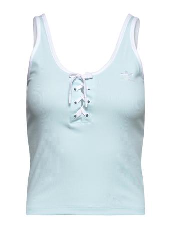 Always Original Laced Tank Top Top Ærmeløs Top Blå Adidas Originals