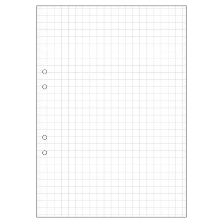 Lösblad A4, vitt 70g hålat papper, rutat 10x10mm 500/fp - Lyreco - Skola och förskola - Förbrukning skola häften - Lösblad och arbetsblad