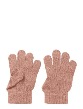 Lil'Atelier Nmnnanson Knit Gloves1 Lil - Pink - 3