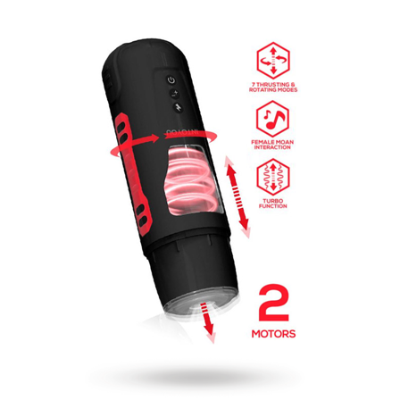 Pyro Advanced Thrusting, Rotating & Moaning Masturbator - Vuxen.dk: For ham