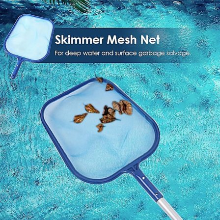 Fiskdamm Skimmer Nät Simbassäng Rengöring Löv Skimmer Mesh Ram Nät för rengöring Simbassäng Vatten Skräp Tillbehör Nytt-1 Australia 4PCS
