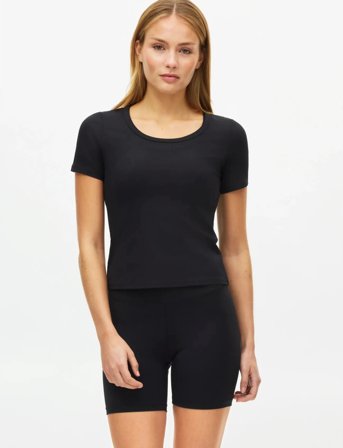 Röhnisch Rib Drymotion Tee - Black - XL