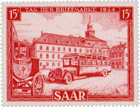 Saar 1954 - MICHEL 349 - Postfrisk