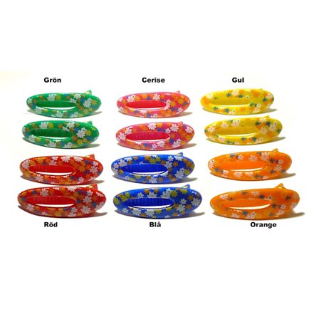 Hårklämma 2-pack Röd