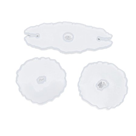 3 st vinställ i silikonformar, lätta att ta bort, enkel användning, mångsidiga, välgjorda silikonunderläggsformar för gör-det-själv