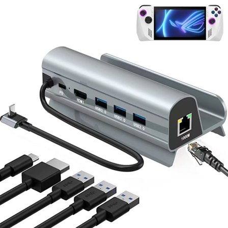 USB Type-C HUB Spilkonsol Base til ASUS ROG Ally