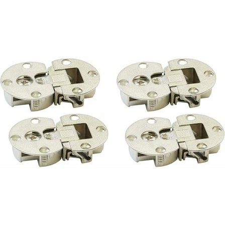 90 graders 3D hængsel til klap og låg foldede dørhængsler geringhængsel til skabslåger usynligt køkkenmøbelsæt med 4