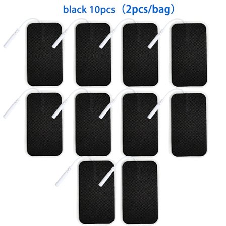 Elektroder 2mm kontakt återanvändbara elektroder tens för pulselektroder digital terapi massageapparat nervstimulator~04927