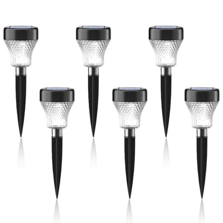 Solcelle Udendørs Havelamper, 6-pak, Vandtæt Have CDQ