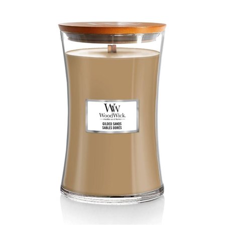 Woodwick Hourglass Candles Gilded Sands 609g - Candela Profumata