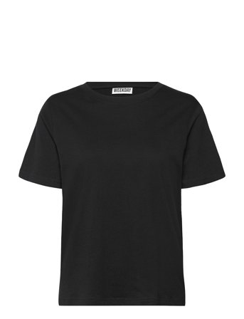 Weekday Standard T-Shirt - Black - XS