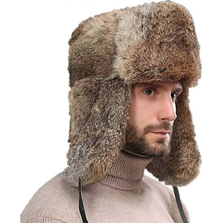 Turkislakki Talvi Venäläinen Ushanka Lakki Miehet Naiset Tekokaniininturkiksella Lentäjä Korvaläppä Lakki Pommikone Tuulenpitävä Metsästykseen 