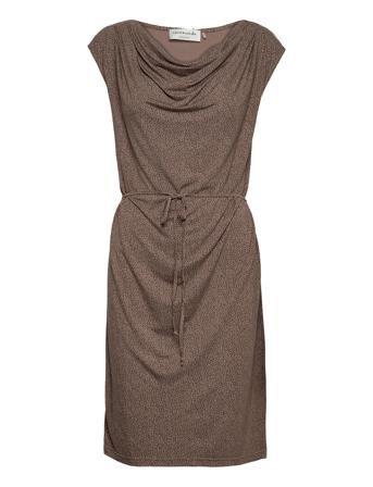 Dress Ss Lyhyt Mekko Ruskea Rosemunde