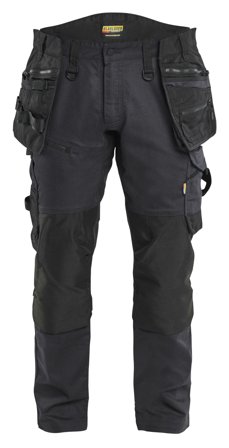 Blåkläder 197011499999C152 Arbetsbyxa svart Svart/svart, Kläder