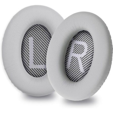 Ørepuder til Bose QC25/QC35 II/QC35/QC15/AE2 AE2i AE2w hovedtelefoner til Bose Quietcomfort 35/Quiet Comfort 25/SoundTrue og SoundLink (AroundEar) Grå