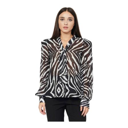 Giulia N Couture Blouses & Shirts Sort, Dame