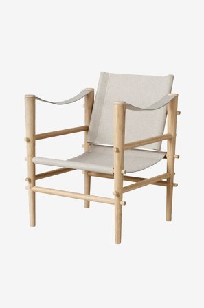 Cinas - Tuoli Noble Safari vaaleaa kanvaasia - Beige - Tuolit - - Homeroom