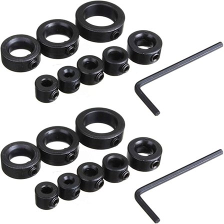 16 st 3-16 mm Borrstoppdjup 2 st Justerbara Krage Dep