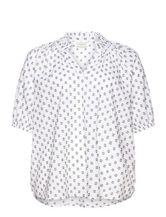Kclanni Blouse White Kaffe Curve