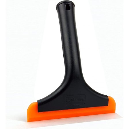 Blød silikoneskraber til bruseglasdørsspejle sort