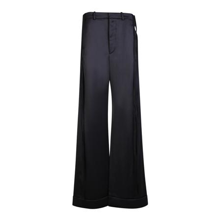 Ann Demeulemeester, Belinda Loose Fit trousers Zwart, Dames, Maat:XS,Polyamide