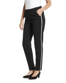 Bukser med galloner Sort/hvid - 50 - Åshild