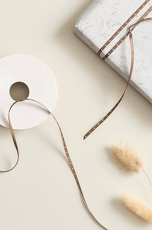 Jotex - Star Dekoband, 50 m Grün - TINY - Kaufe Geschenkpapier und -band bei Jotex