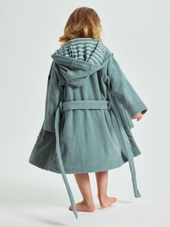 Polarn O. Pyret - Bathrobe - 86 - 92 - Childrenswear - grey