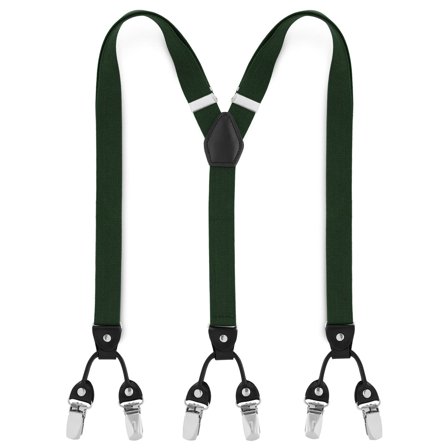 Slanke Mørkegrønne Seler til mænd - Clip-on seler