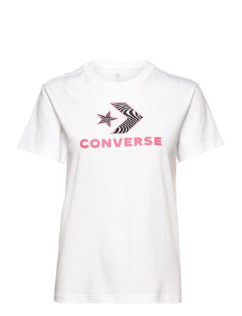 Star Chevron Tee T-shirts & Tops Short-sleeved Hvit Converse
