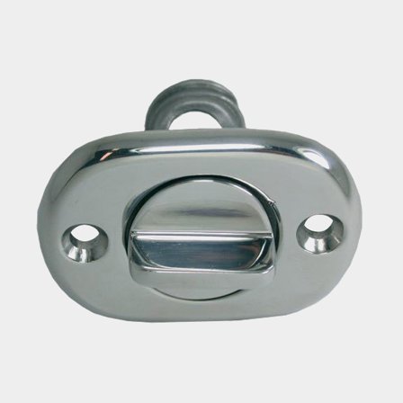 Bodenstopfen Boot, aufliegend, Edelstahl AISI 316, 54 mm, Ø24 mm - Boot