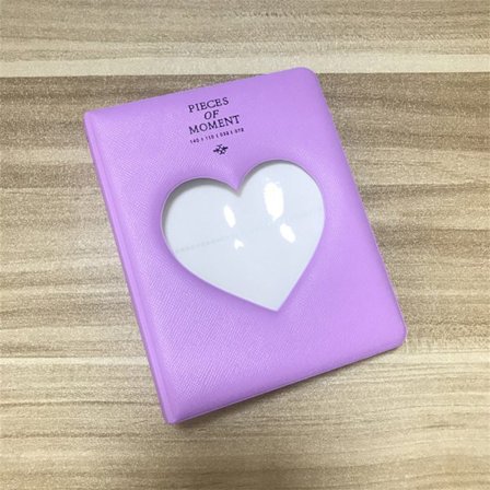 Hollow Heart Pictures Fotoalbum Multipurpose Photocard Binder Holder Card