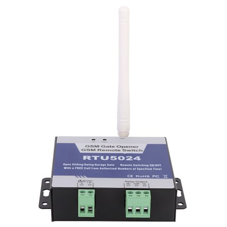 RTU5024 Trådløs GSM Portåbner Relækontakt Fjernbetjening DC 9‐36V