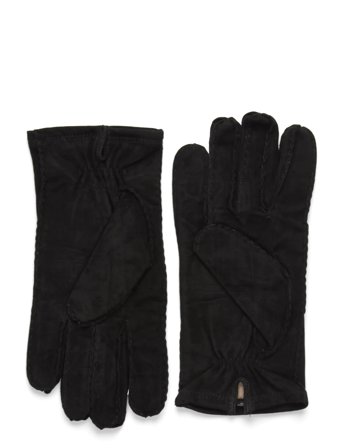 Morris Suede Gloves Black Morris