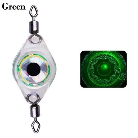 LED Lure Light Flash Lamp GRÖN LJUS GRÖN LJUS Green Light