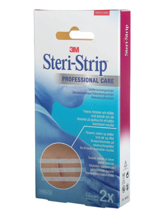 3M Steri-Strip Sårlukkingstape, 2 x 3 strips