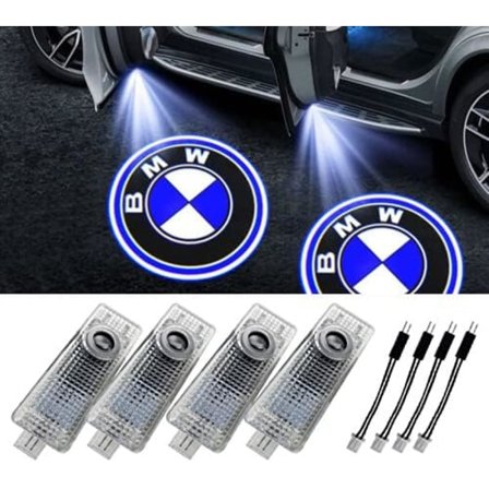 Bildør LED-lys projektor, 4-pakning 3D spøkelseslys oppgradering-FX-